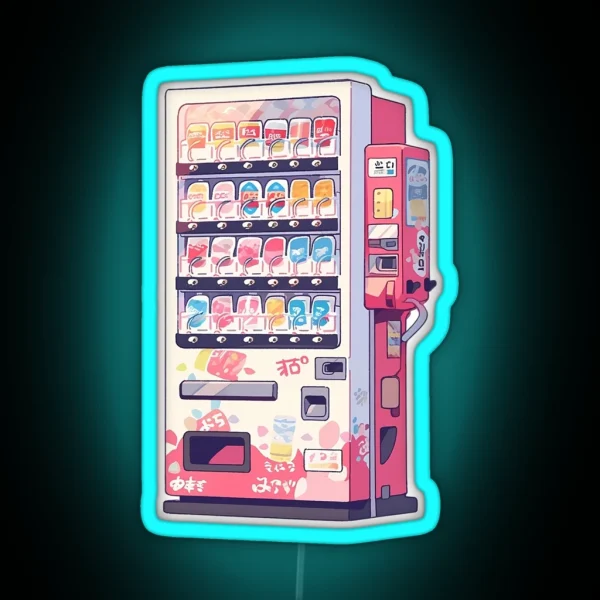 Japanese Vending Machine RGB Neon Sign