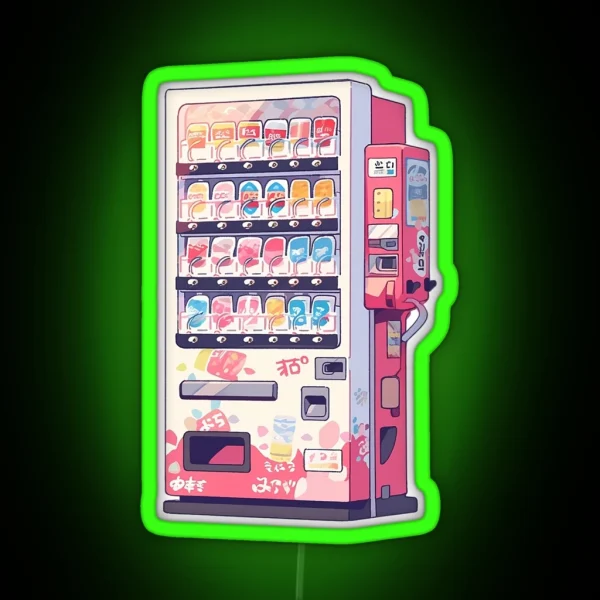 Japanese Vending Machine RGB Neon Sign