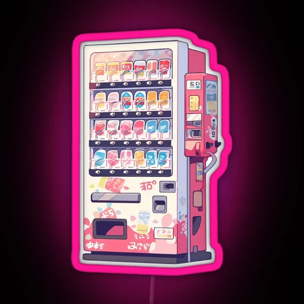 Japanese Vending Machine RGB Neon Sign