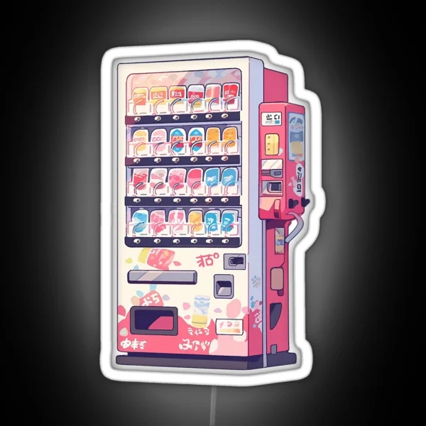 Japanese Vending Machine RGB Neon Sign