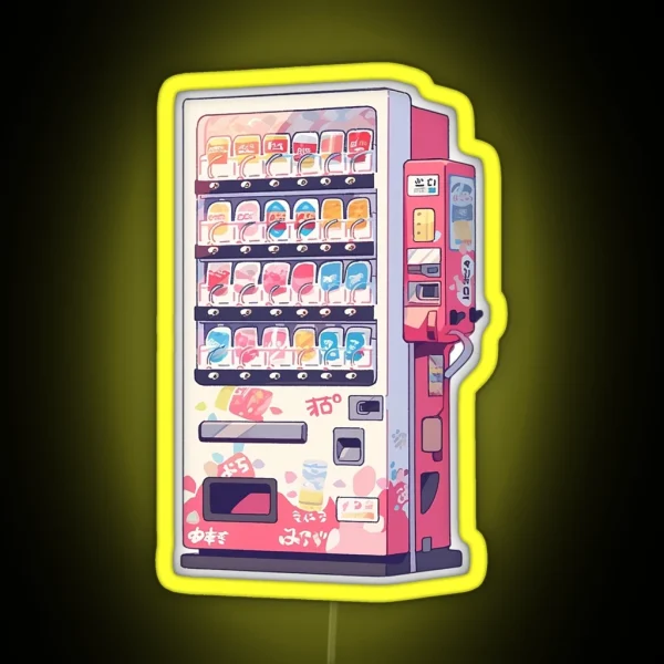 Japanese Vending Machine RGB Neon Sign