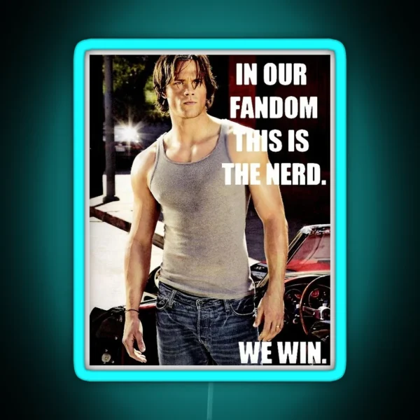 Jarred Padalecki RGB Neon Sign
