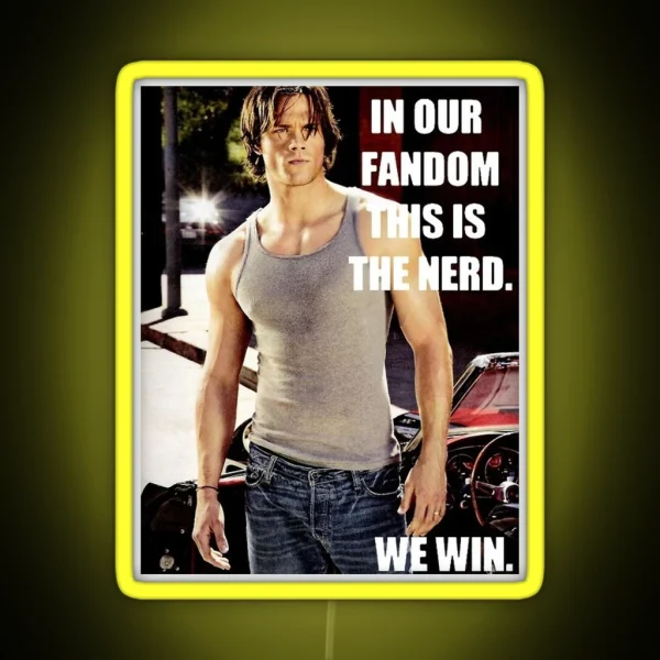 Jarred Padalecki RGB Neon Sign
