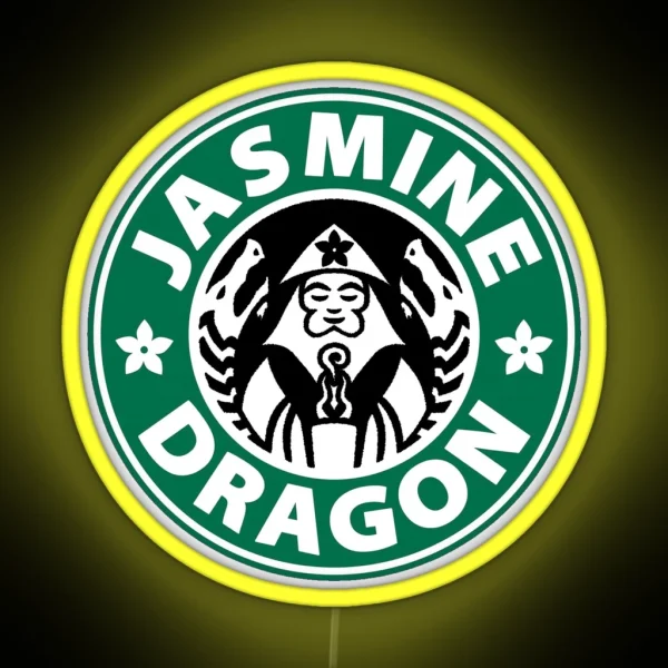 Jasmine Dragon Avatar The Last Airbender Uncle Iroh Tea Shop RGB Neon Sign