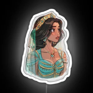 Jasmine Of Aladdin Princess RGB Neon Sign