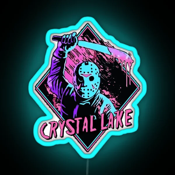 Jason Friday The 13th RGB Neon Sign