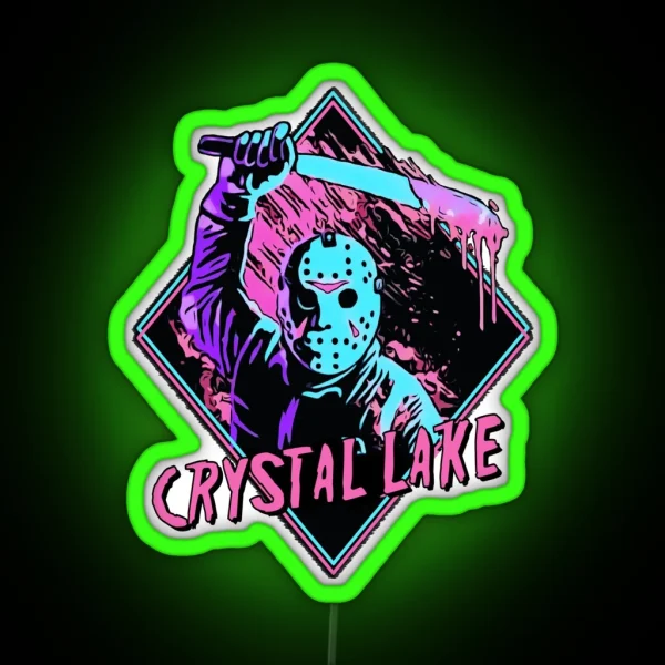 Jason Friday The 13th RGB Neon Sign