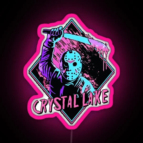 Jason Friday The 13th RGB Neon Sign