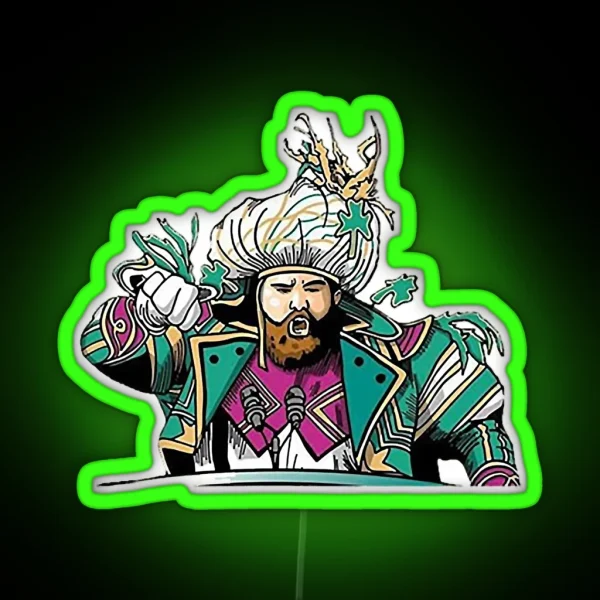 Jason Kelce Philadelphia Eagles RGB Neon Sign