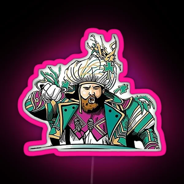 Jason Kelce Philadelphia Eagles RGB Neon Sign