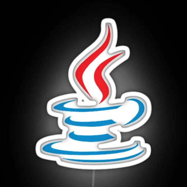 Java Large Img RGB Neon Sign