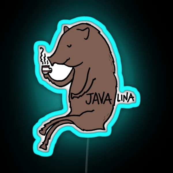 Java Lina RGB Neon Sign