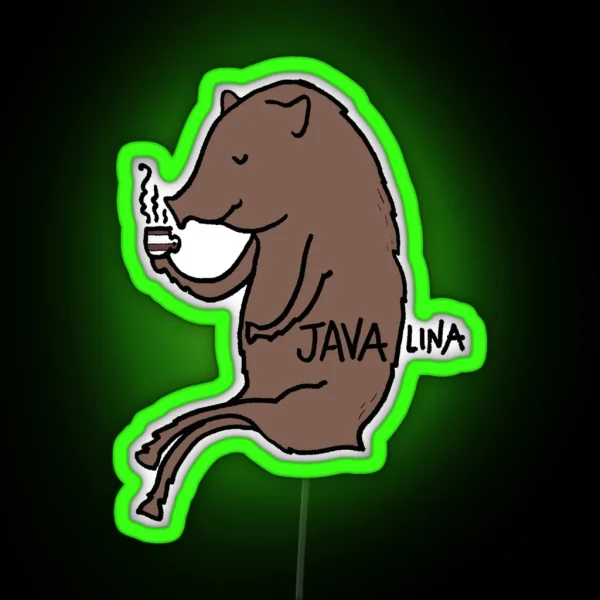 Java Lina RGB Neon Sign