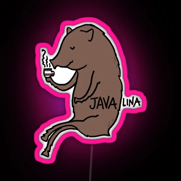 Java Lina RGB Neon Sign