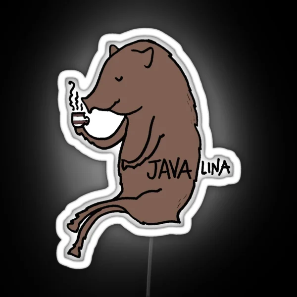 Java Lina RGB Neon Sign