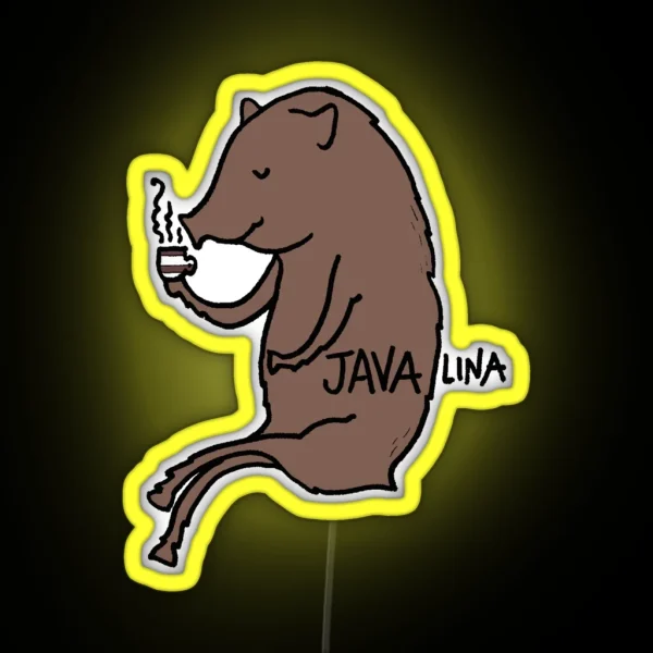 Java Lina RGB Neon Sign