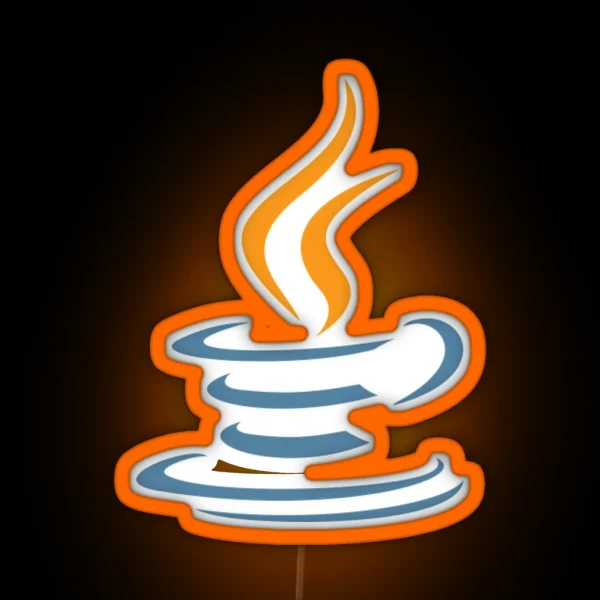 Java Logo RGB Neon Sign