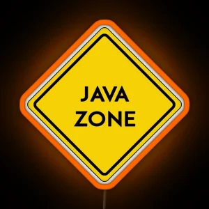 Java Zone RGB Neon Sign