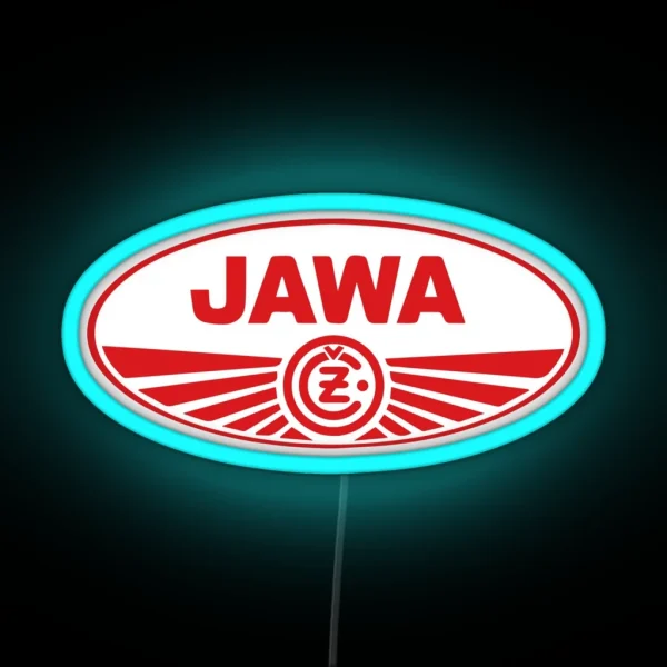 JAWA Motorcycles RGB Neon Sign