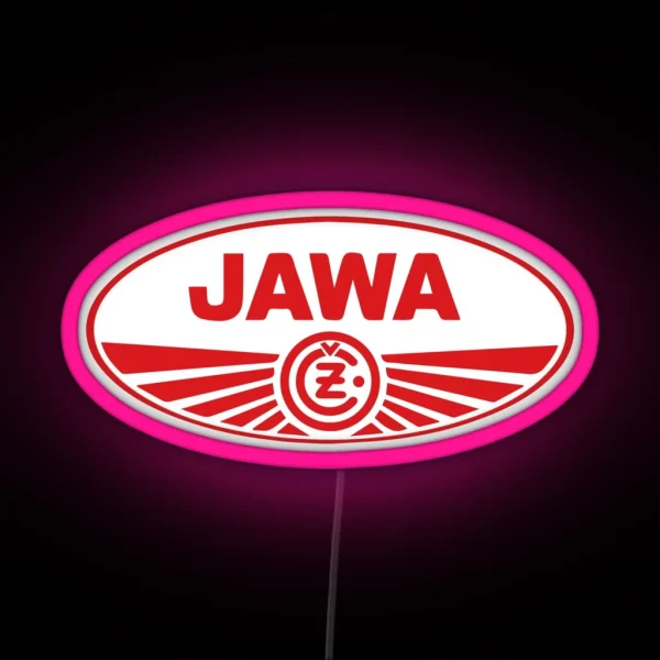 JAWA Motorcycles RGB Neon Sign