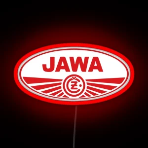 JAWA Motorcycles RGB Neon Sign