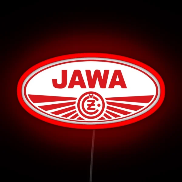 JAWA Motorcycles RGB Neon Sign