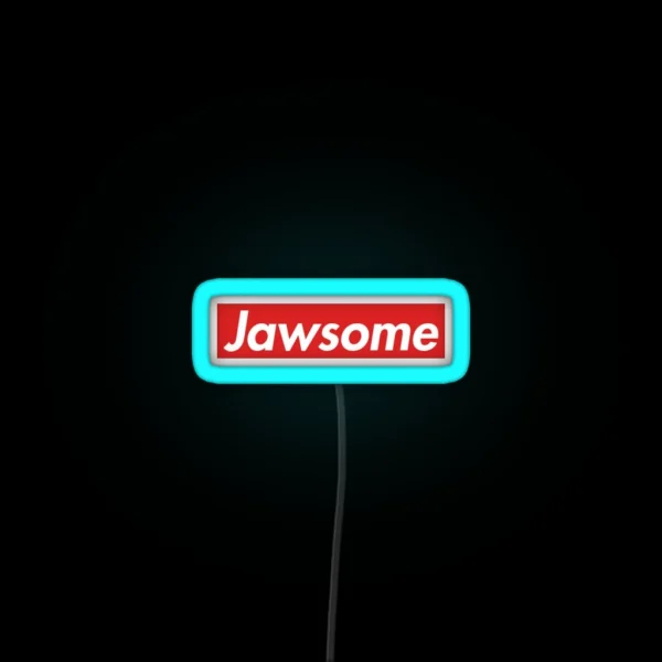 Jawsome RGB Neon Sign