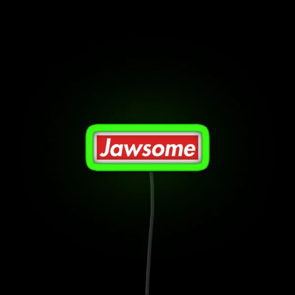 Jawsome RGB Neon Sign