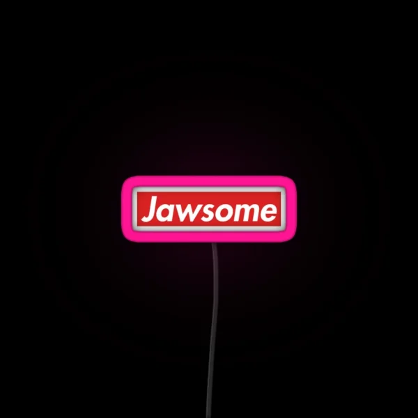 Jawsome RGB Neon Sign