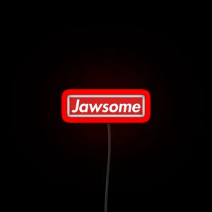 Jawsome RGB Neon Sign