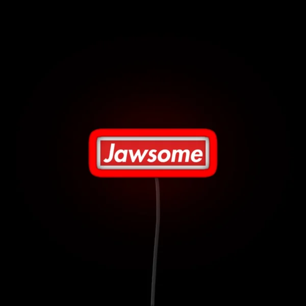 Jawsome RGB Neon Sign