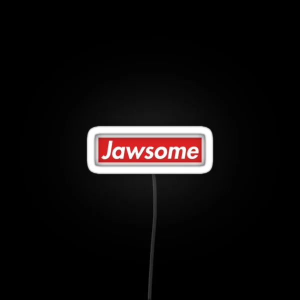 Jawsome RGB Neon Sign