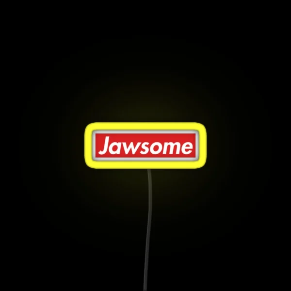 Jawsome RGB Neon Sign