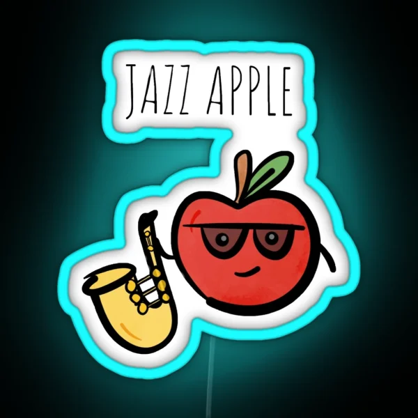 Jazz Apple RGB Neon Sign