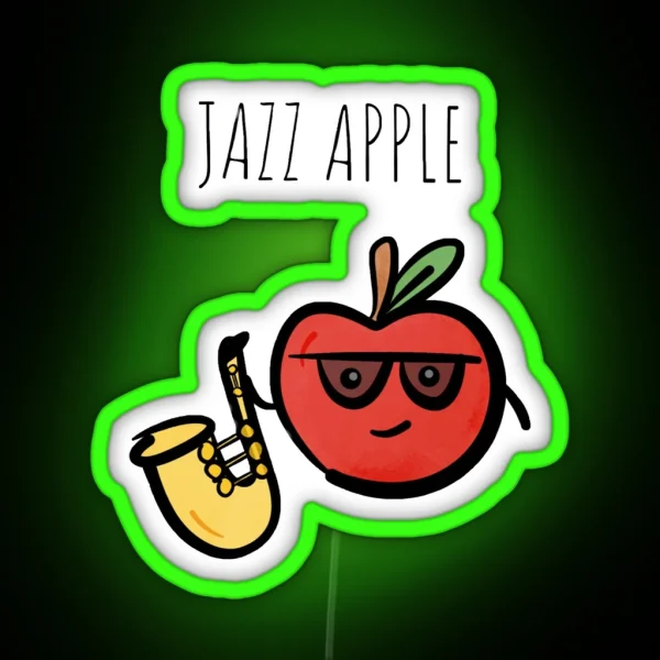 Jazz Apple RGB Neon Sign