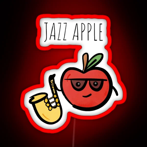 Jazz Apple RGB Neon Sign