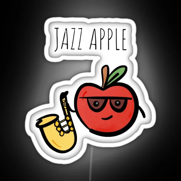 Jazz Apple RGB Neon Sign