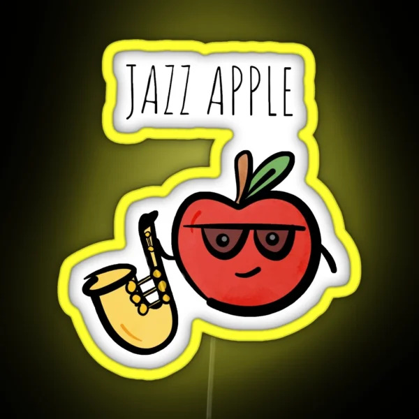 Jazz Apple RGB Neon Sign