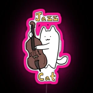 Jazz Cat RGB Neon Sign