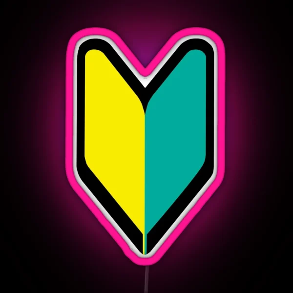 JDM Led Wakaba Logo RGB Neon Sign