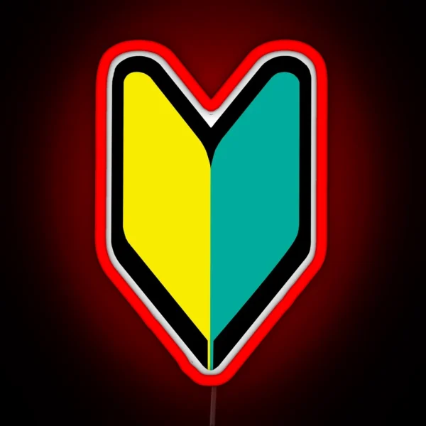 JDM Led Wakaba Logo RGB Neon Sign
