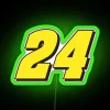 Jeff Gordon 24 RGB Neon Sign - Image 4