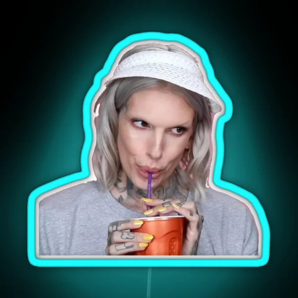 Jeffree Star Tea RGB Neon Sign