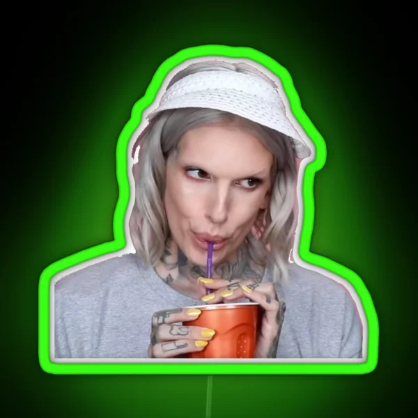 Jeffree Star Tea RGB Neon Sign