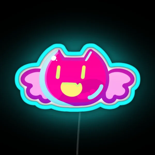 Jelly Cat Muse Dash RGB Neon Sign