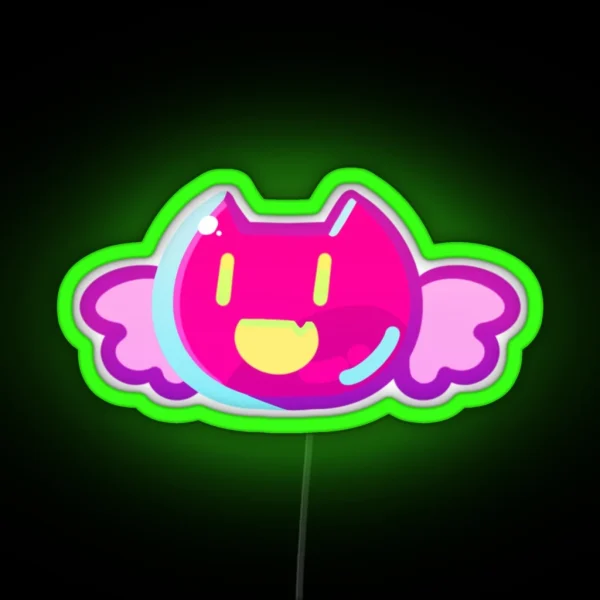 Jelly Cat Muse Dash RGB Neon Sign