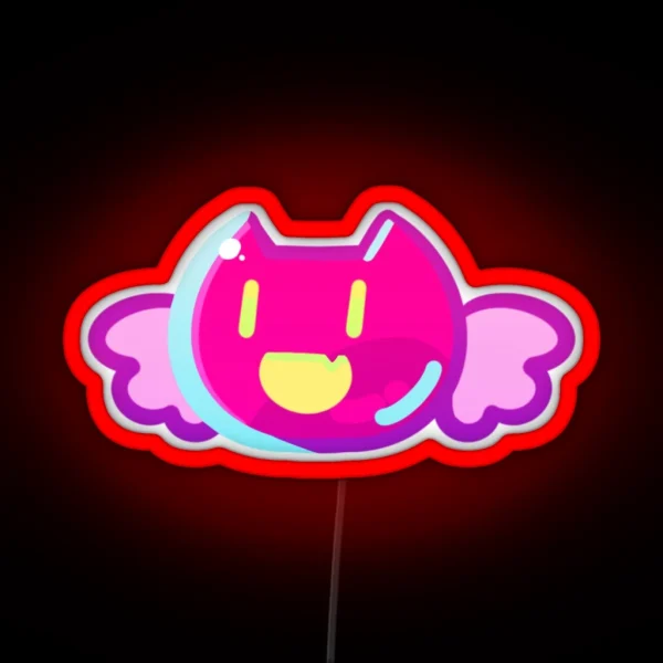 Jelly Cat Muse Dash RGB Neon Sign