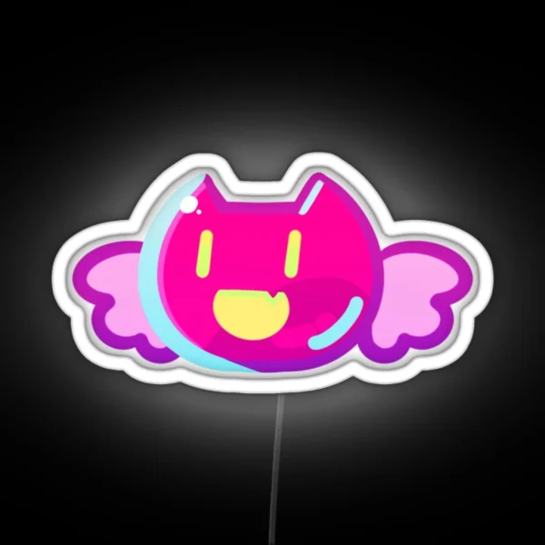 Jelly Cat Muse Dash RGB Neon Sign