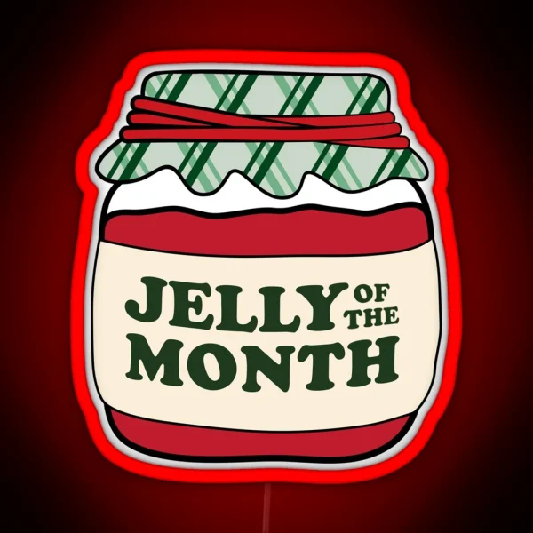 Jelly Of The Month Christmas RGB Neon Sign