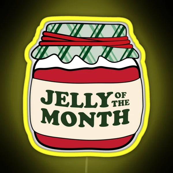 Jelly Of The Month Christmas RGB Neon Sign